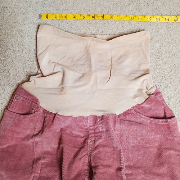 JESSICA SIMPSON maternity pink corduroy pants SIZE S - Picture 3 of 6